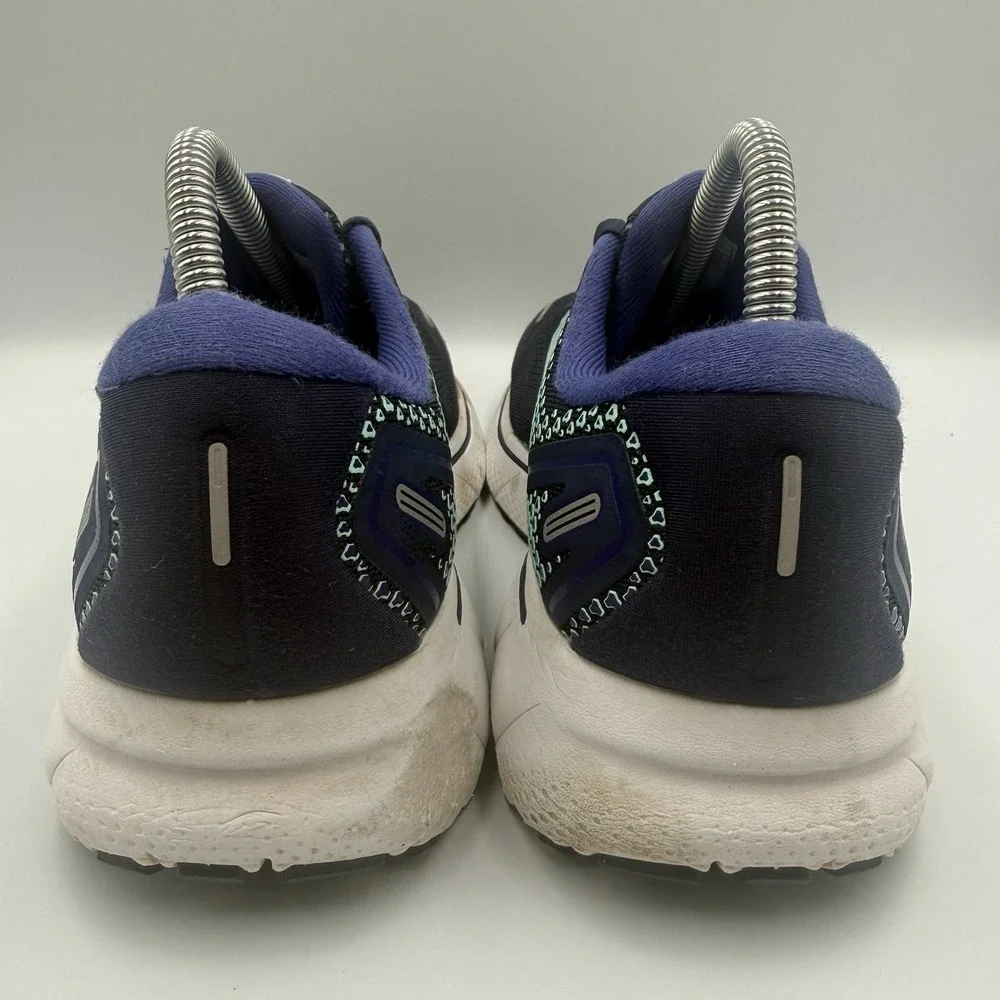 Brooks Ghost 14 Purple White Running Shoes Sneakers Women's Size 9 D 1203561D446
